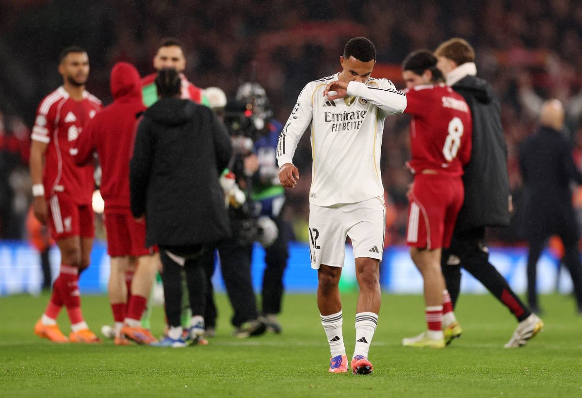 Trent Alexander-Arnold following his return to Anfield with Real Madrid