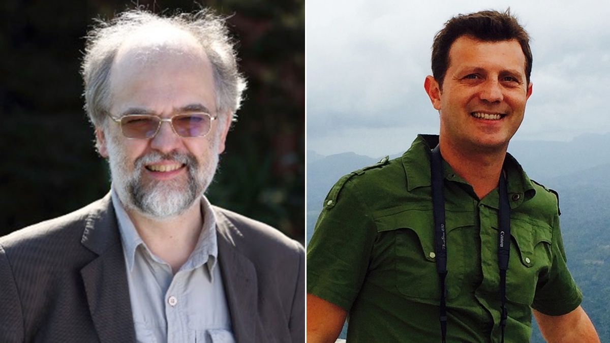 Professor Paul Hunter (left) and Dr Efstathios Giotis