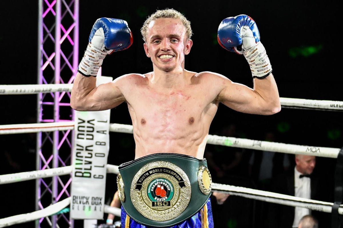 Guildford boxer Alfie Clegg became the IBO youth world flyweight champion in February 2024