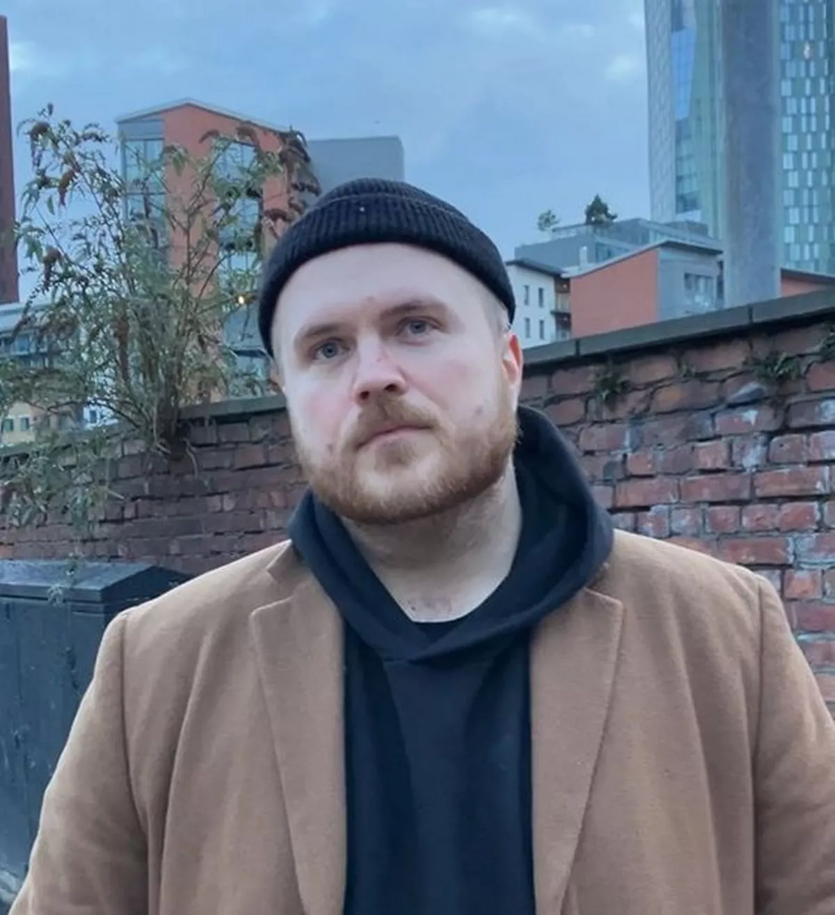 A man interviewed in Deansgate