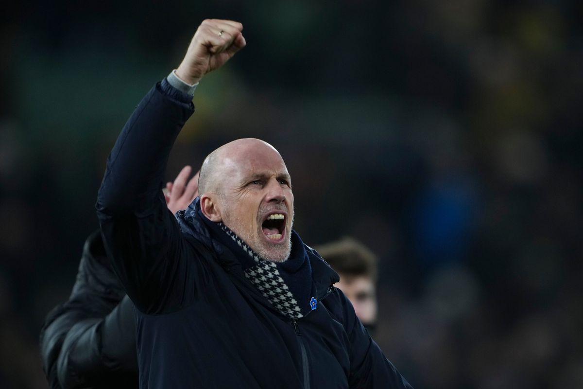 Norwich City manager Philippe Clement