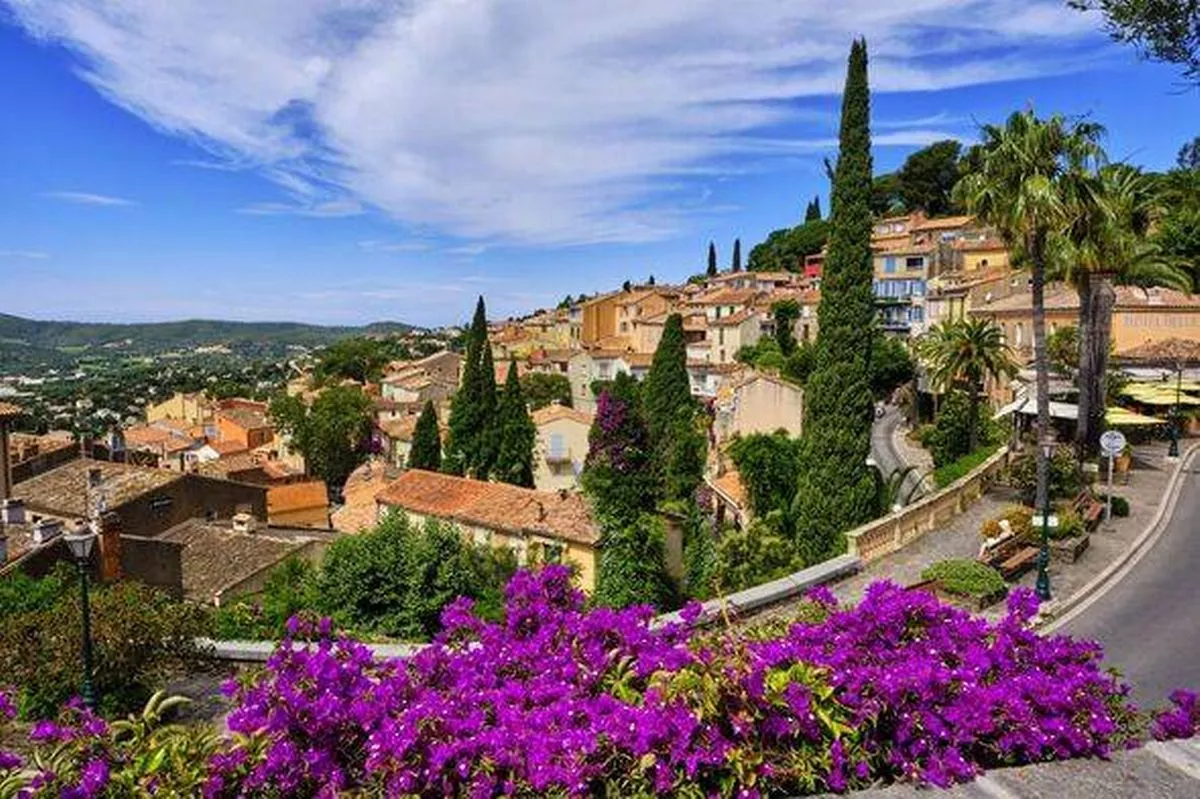 Old medieval village in France