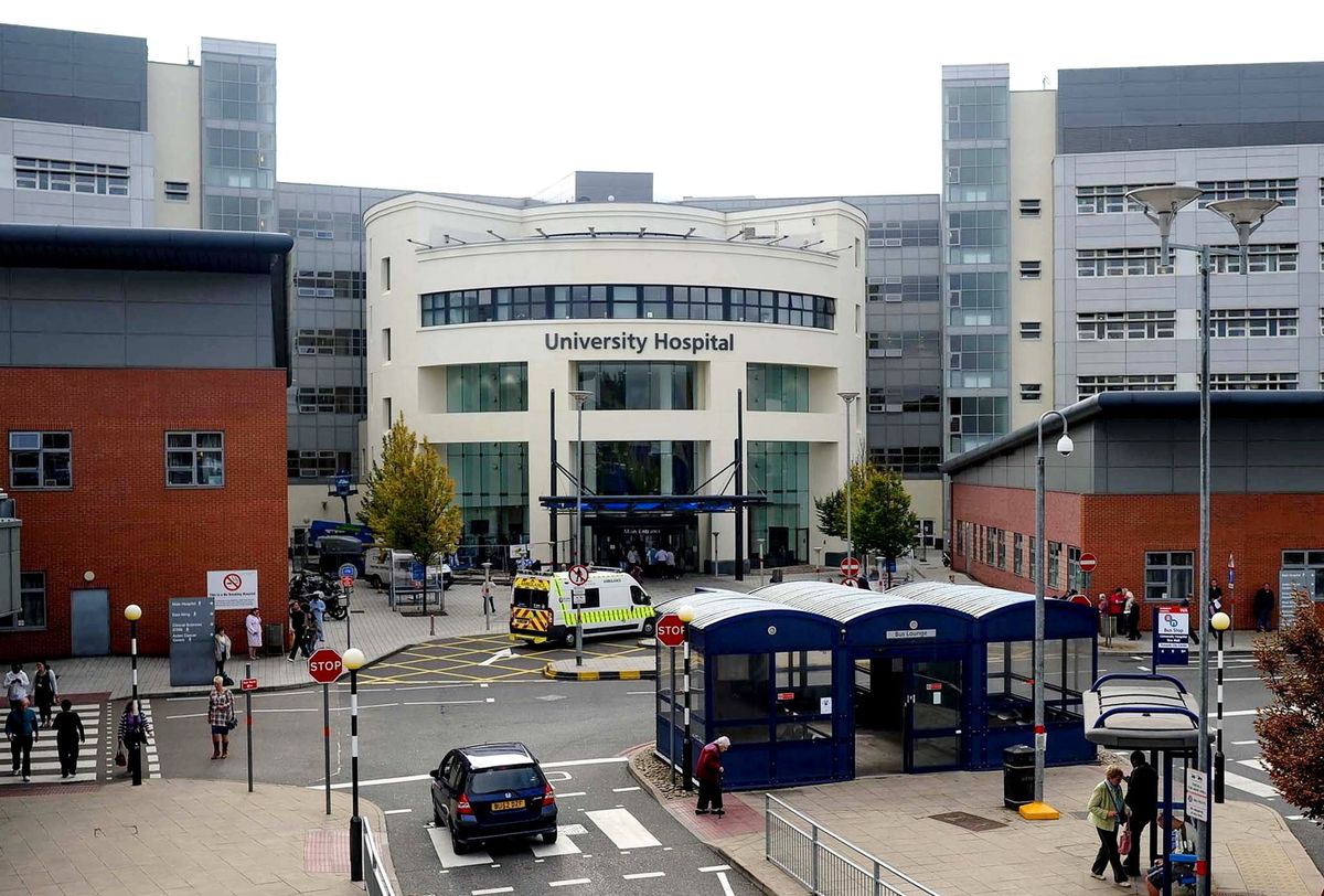 GV of the University Hospital Coventry and Warwickshire. 