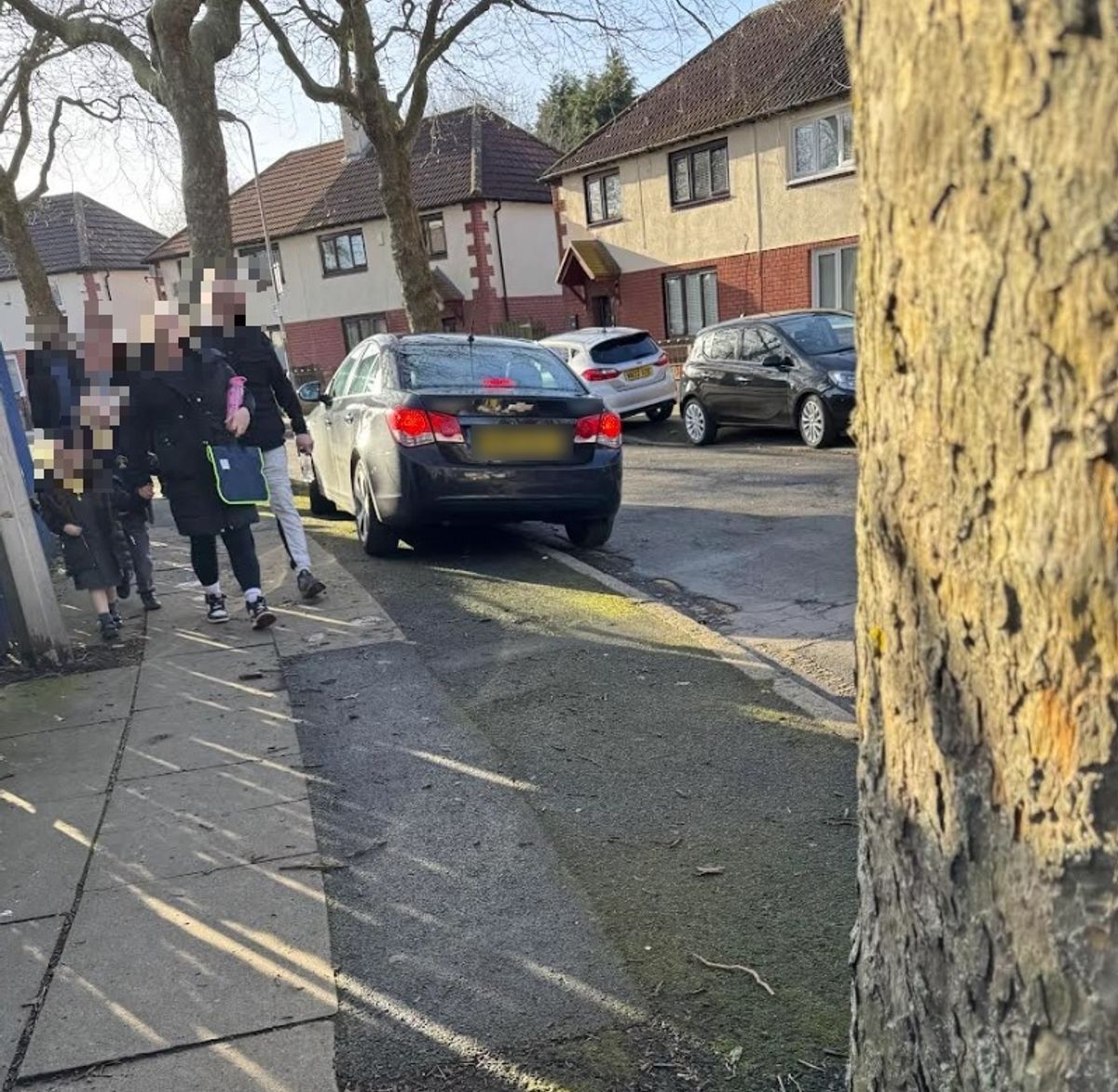 Parents have been slammed for lazy and dangerous parking outside a Pinehurst Primary School in Liverpool