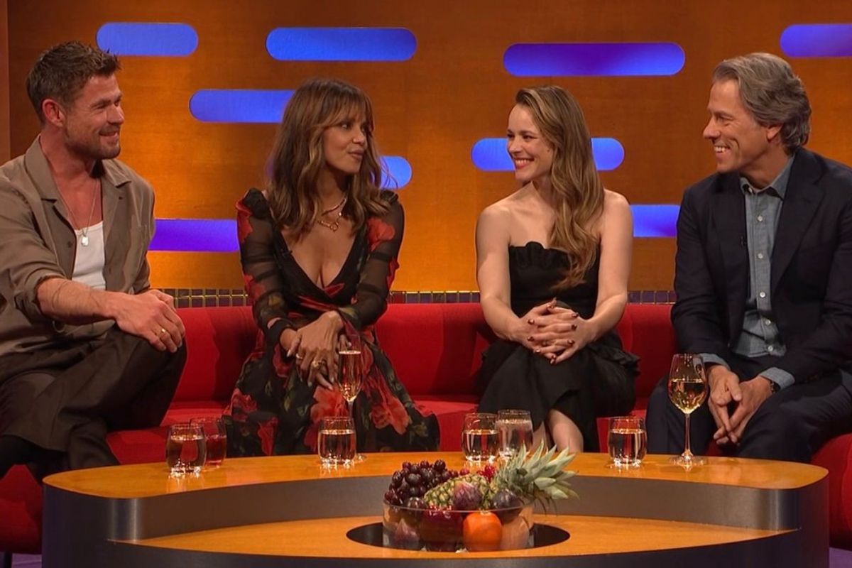 John Bishop and Halle Berry on BBC's Graham Norton Show.