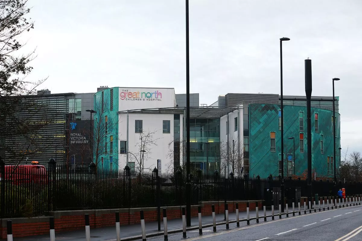 The Royal Victoria Infirmary hospital in Newcastle upon Tyne.