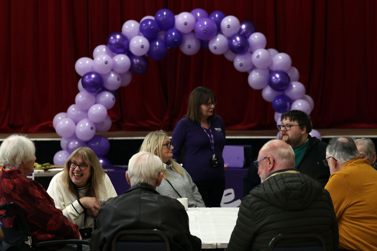 Celebrating 30 years of the stroke association at Bowburn Community centre in Duraham