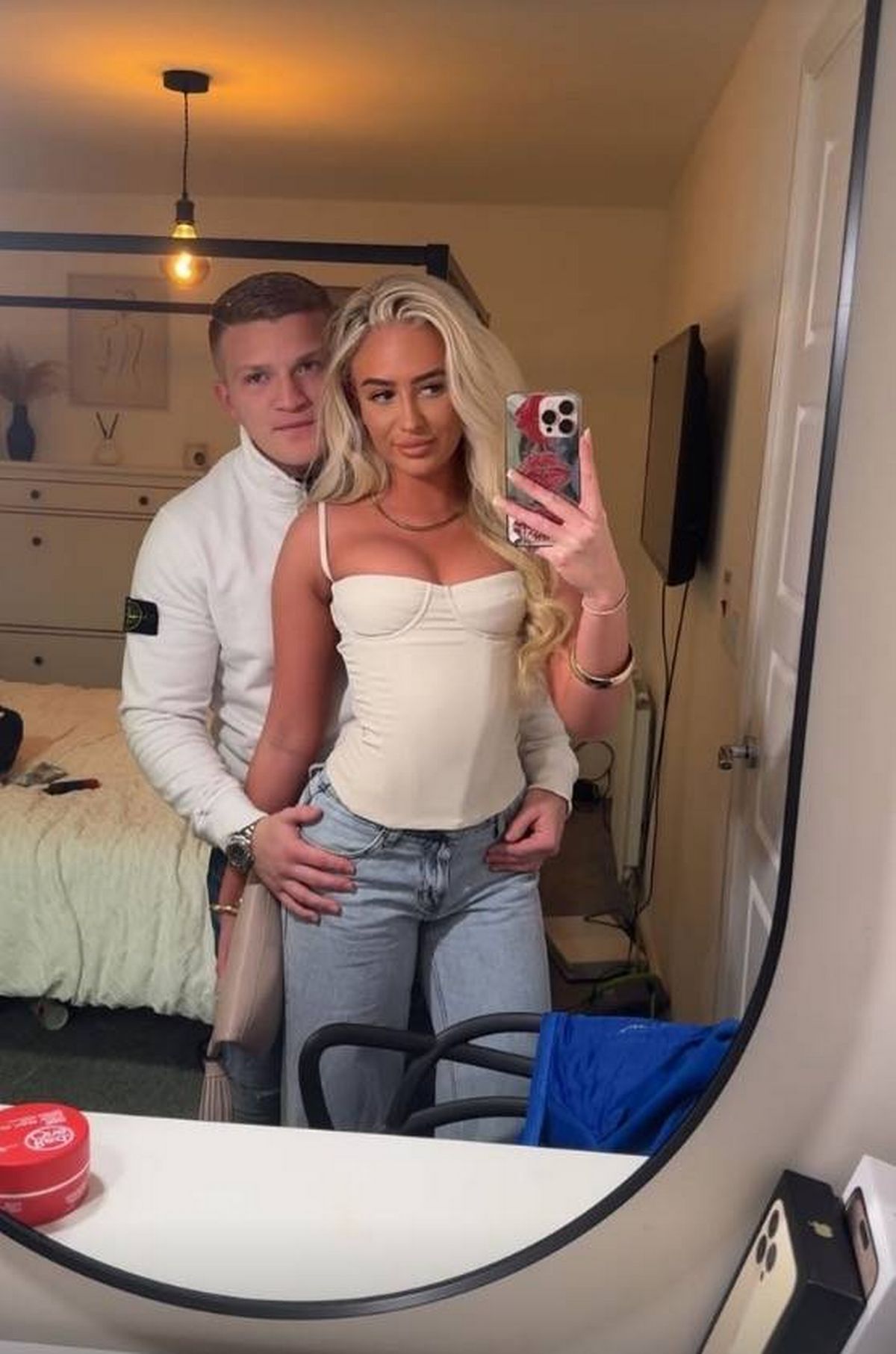 Campbell Hatton and girlfriend Brooke Heaton