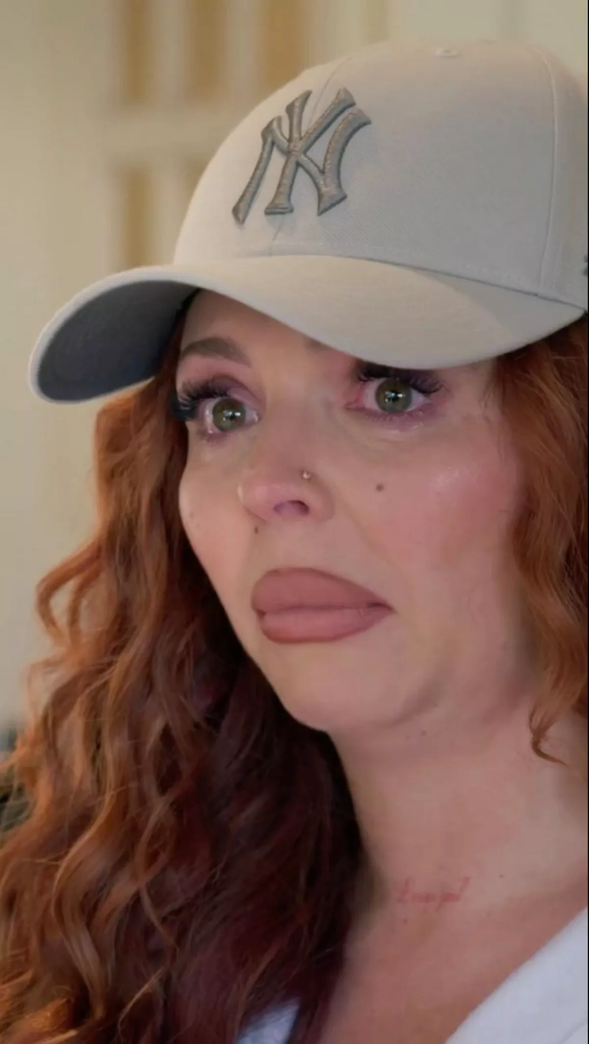 Jesy is seen in tears in the trailer