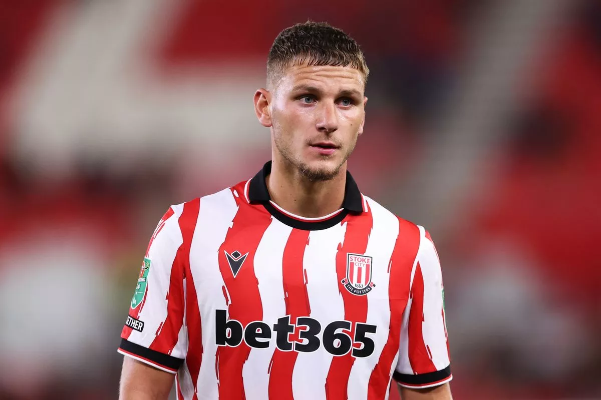 Jamie Donley is on loan at Stoke City from Tottenham Hotspur.