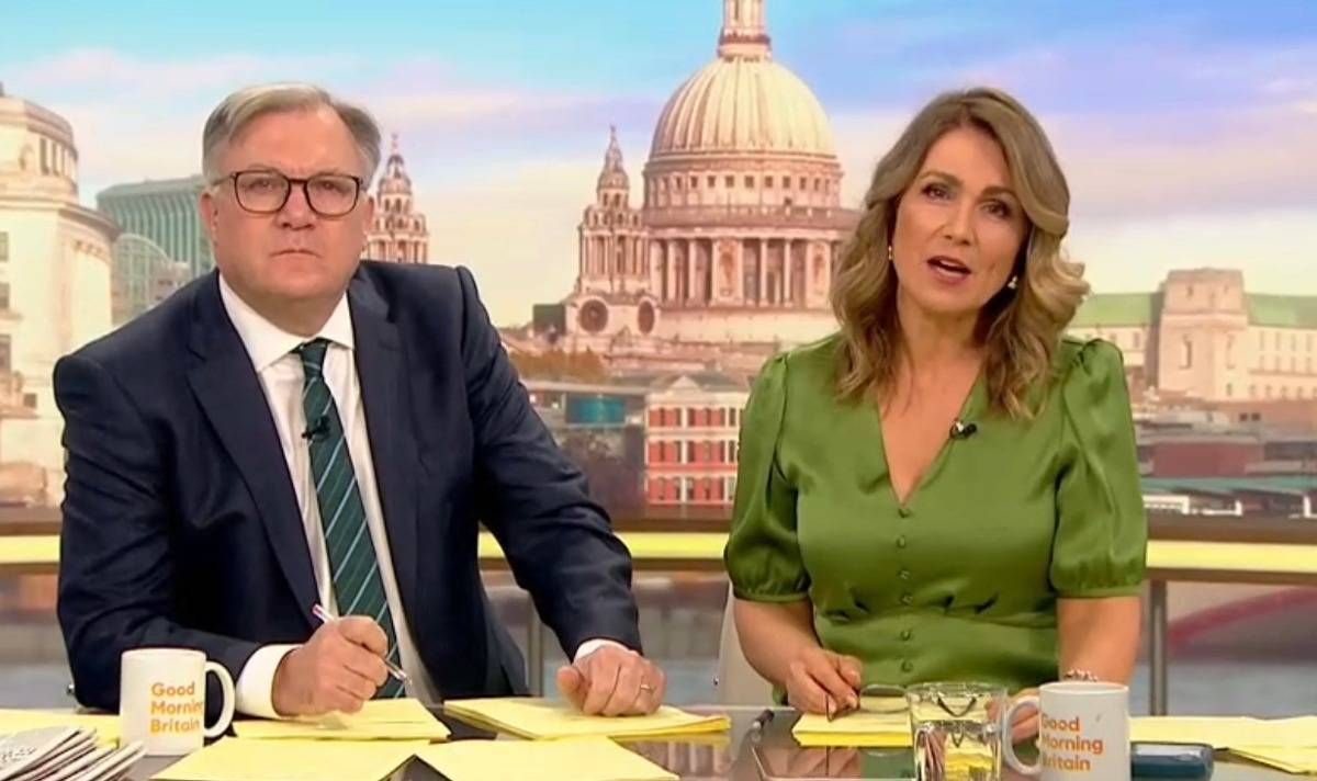 Susanna Reid and Ed Balls hosted Good Morning Britain today