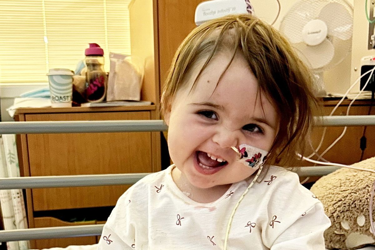 Capri was diagnosed with a rare and aggressive tumour just after her first birthday