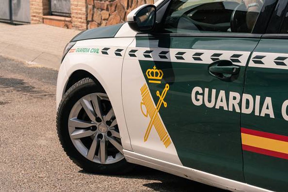 A Guardia Civil car