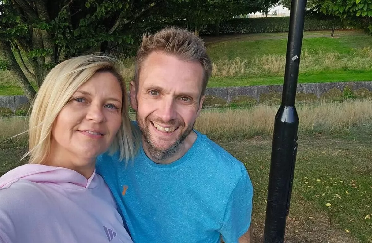 Brian Wands and his wife