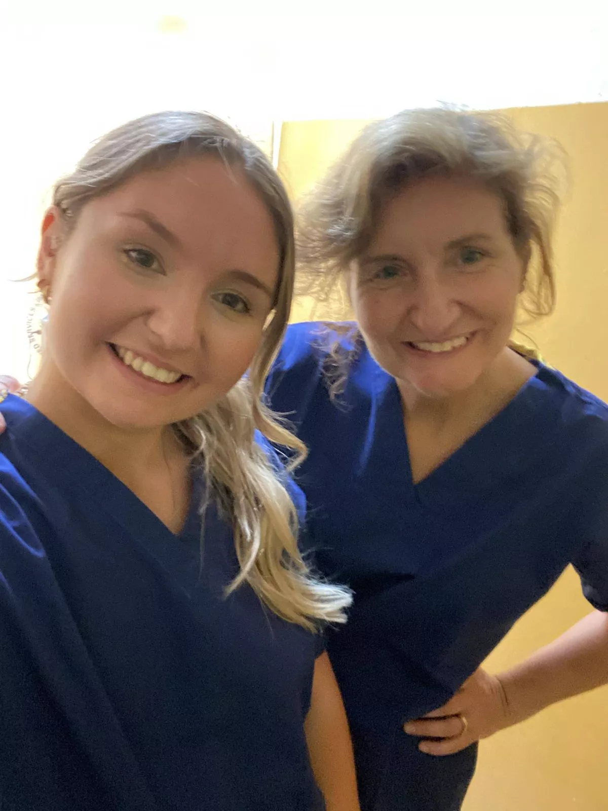 Sally with her daughter, Laura