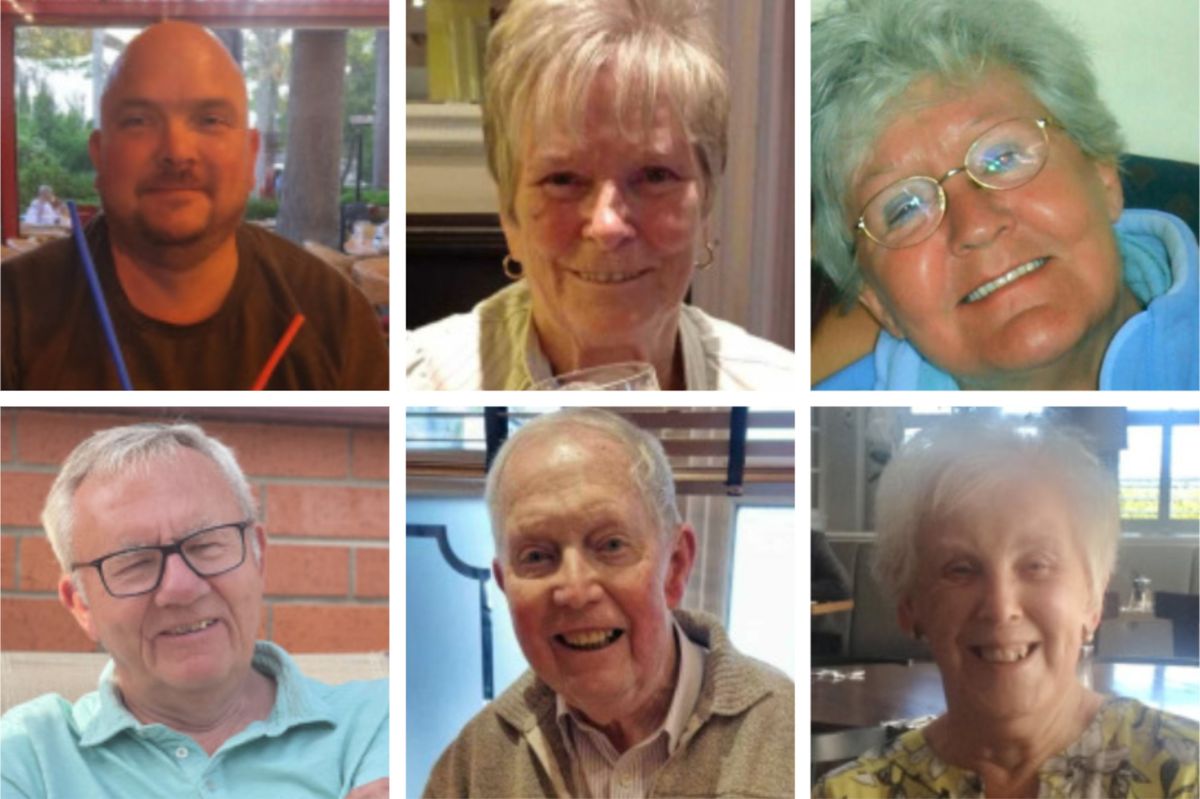 Top, l-r: John Robert McDowell-Cowans, Hazel Laws, Maria Cape MBE; Bottom, l-r: Dan McArthur, Tom Graham, Doreen Allan