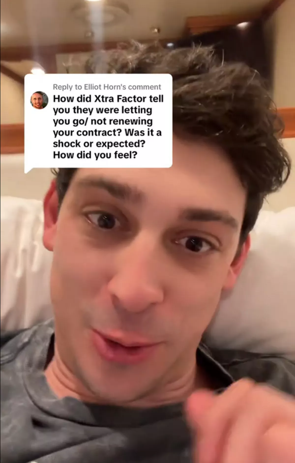 Matt Richardson opened up about being axed from The Xtra Factor