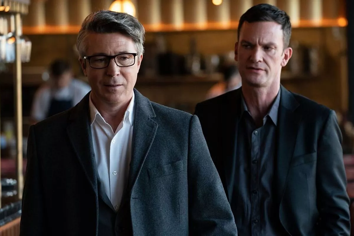 Aidan Gillen playing crime family patriarch Frank Kinsella