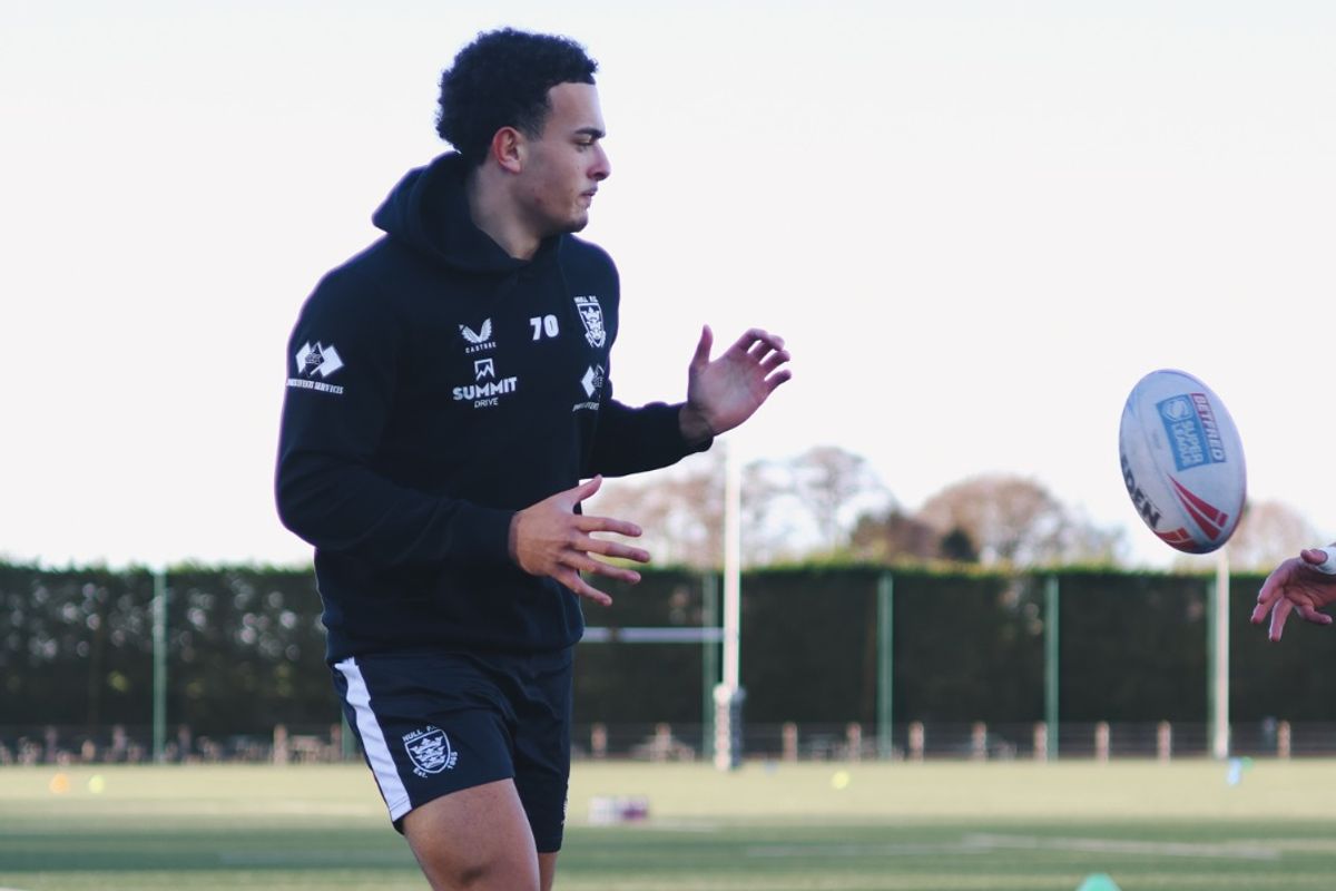 Young Hull FC academy forward Rio Kassim.