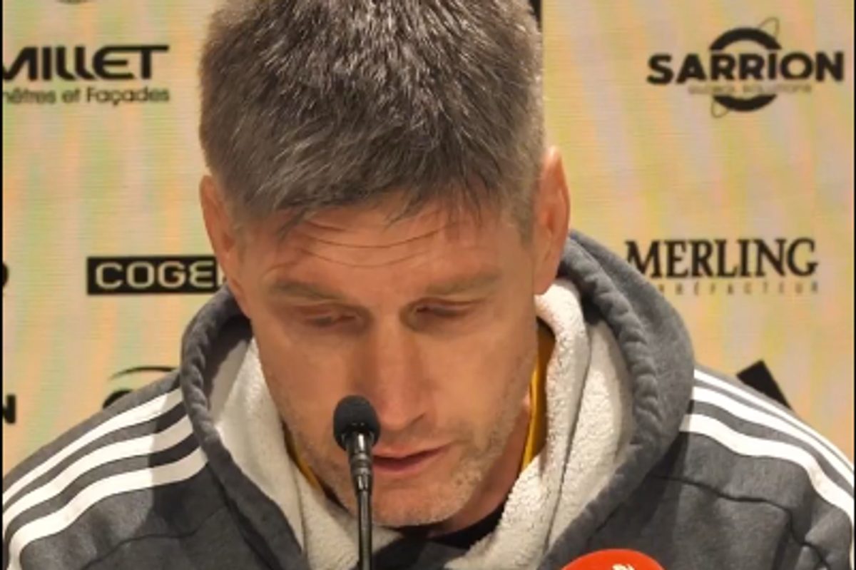Ronan O'Gara had to pause during his press conference