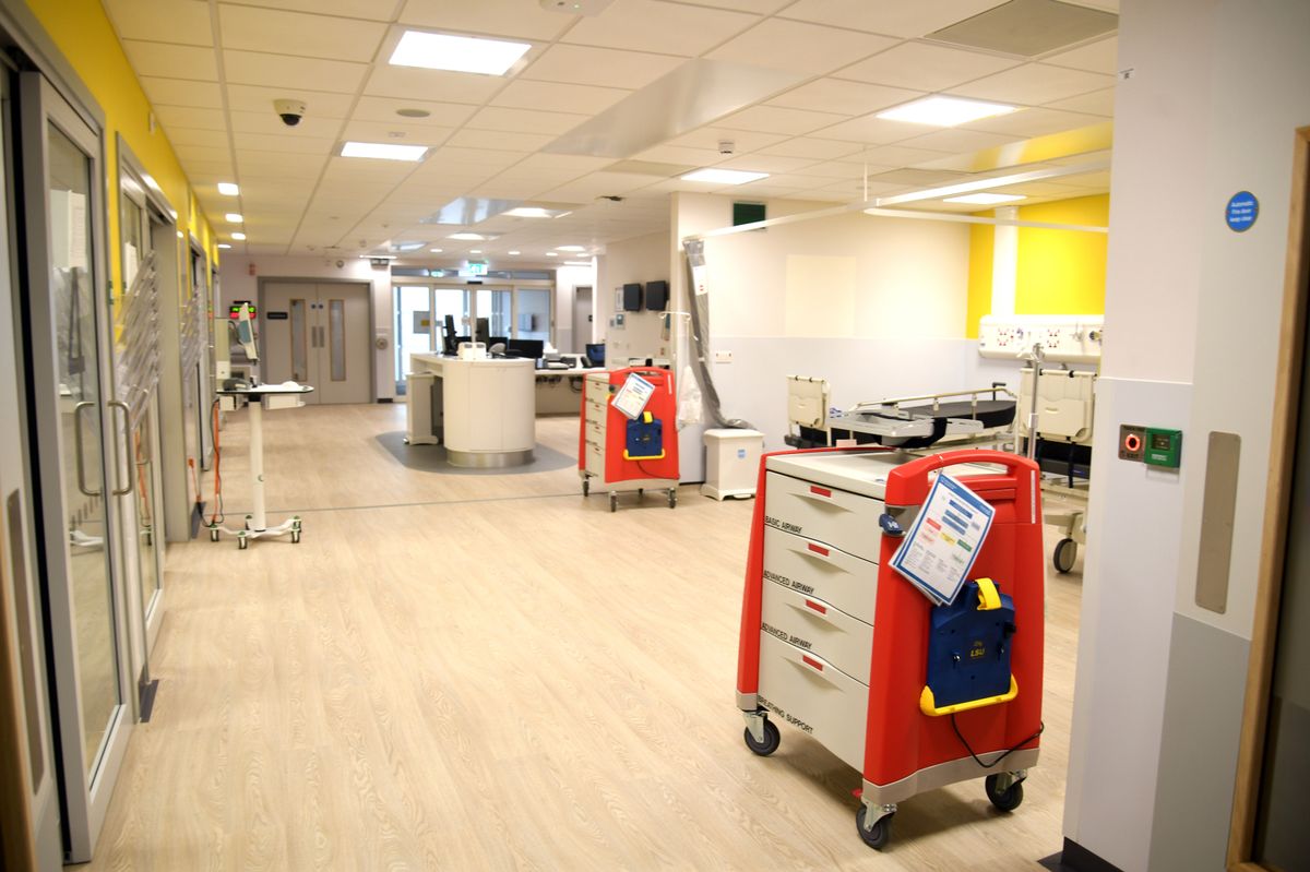 Scunthorpe General Hospital's latest Accident and Emergency (A&E) Department, when it newly opened in 2023 - the council wants to build a case for similar big investments in the hospital's future