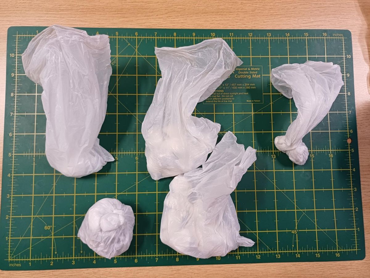 Quantities of suspected Class B (ketamine) seized earlier this week by Merseyside Police