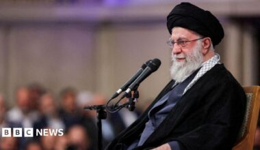 Iran's Supreme Leader Ayatollah Ali Khamenei speaks during a meeting in Tehran, Iran January 3, 2026.