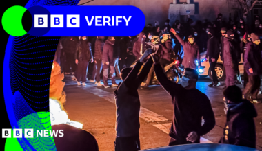 BBC Verify Live: Mortuary videos show aftermath of Iran government crackdown