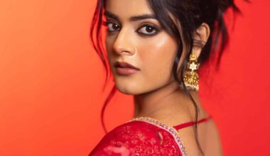 Riddhi Kumar Drips Glamour In Fiery Red
