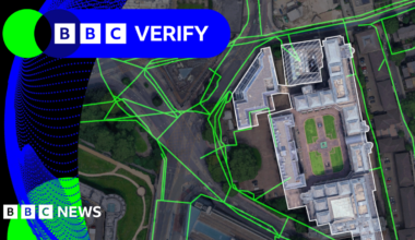 BBC Verify Live: Extensive fibre optic network passes near China's new London embassy