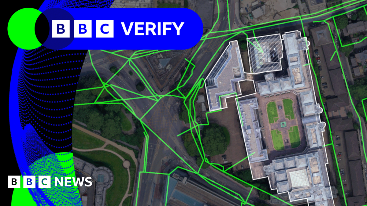 BBC Verify Live: Extensive fibre optic network passes near China's new London embassy