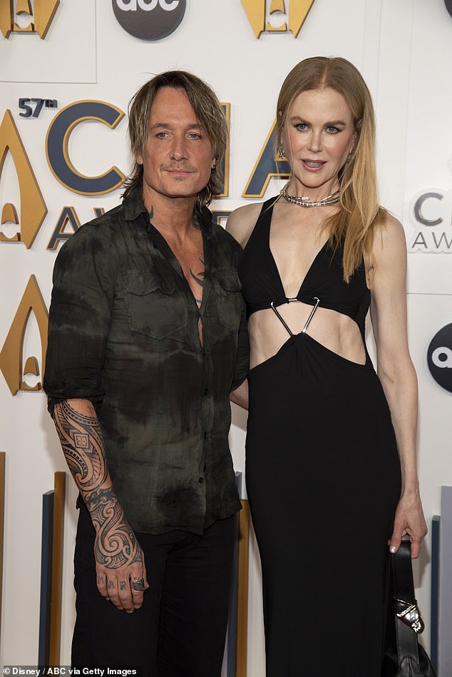 Last month, the actress was spotted heading to a Christmas party in Sydney with her close friends, Australian journalists Jessica Rowe and Peter Overton. It was her first time Down Under since confirming her split from Keith Urban (left) in September