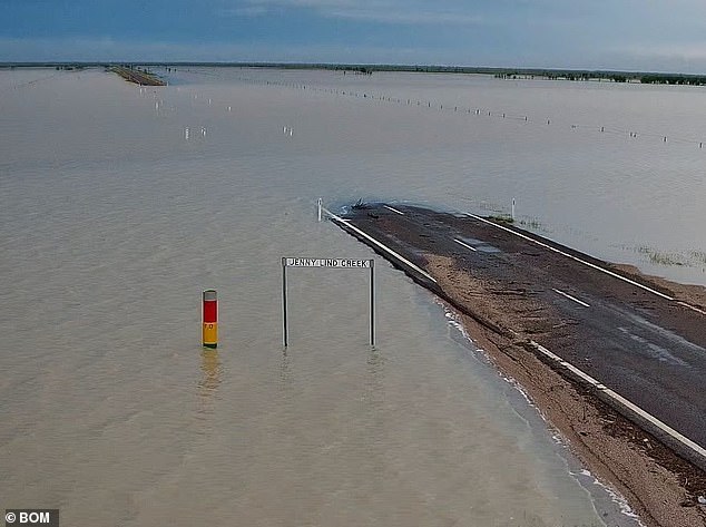 Roads have been cut of in north Queensland sparking concerns about travellers getting stranded
