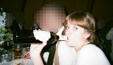 Kate found that drinking at work events help her progress in her career