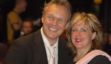 Ted Lasso star Anthony Head's partner Sarah Fisher has sadly died at the age of 61 (seen together)