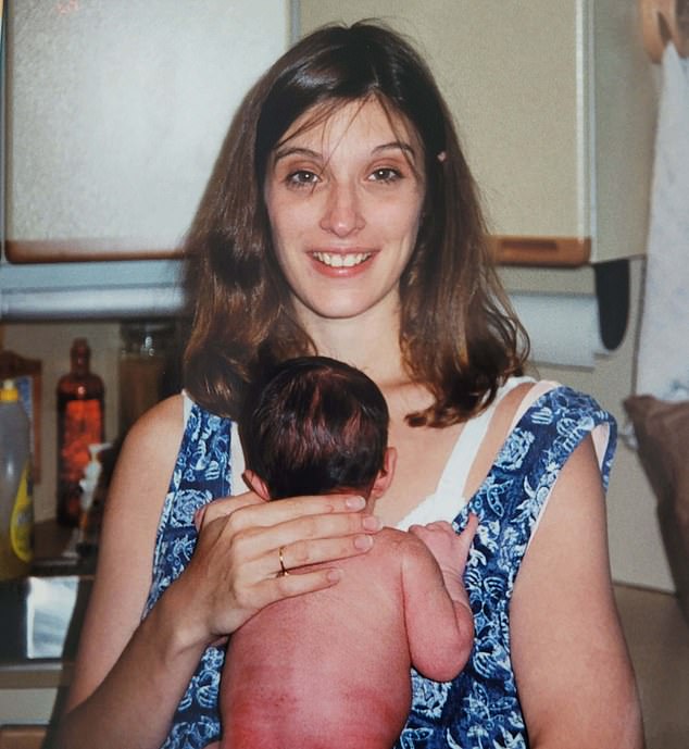 Laura, cradling newborn Imogen, was deeply hurt when she later rejected her