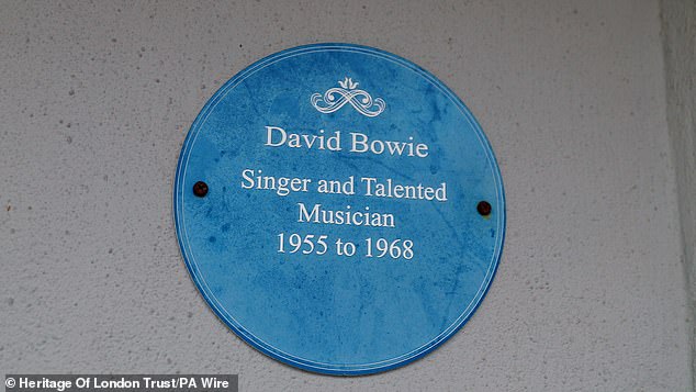 A blue plaque on the building has commemorated the place where the music icon grew up