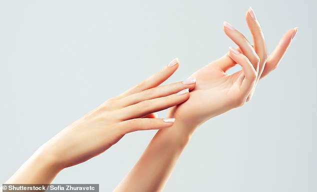To really make hands look up to ten years younger, specialist hand surgeon Mo Akhavani, recommends a two-pronged approach that replaces lost volume and improves skin texture