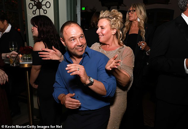 Stephen Graham and Hannah Walters were spotted dancing the night away at the Netflix afterparty where he was also joined by his co-stars on Sunday