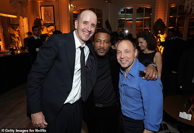 Also in attendance at the afterparty were Stephen and Hannah's co-stars, Owen Cooper, Erin Doherty and Ashley Walters (centre) as well as his co-creator, Jack Thorne (left)