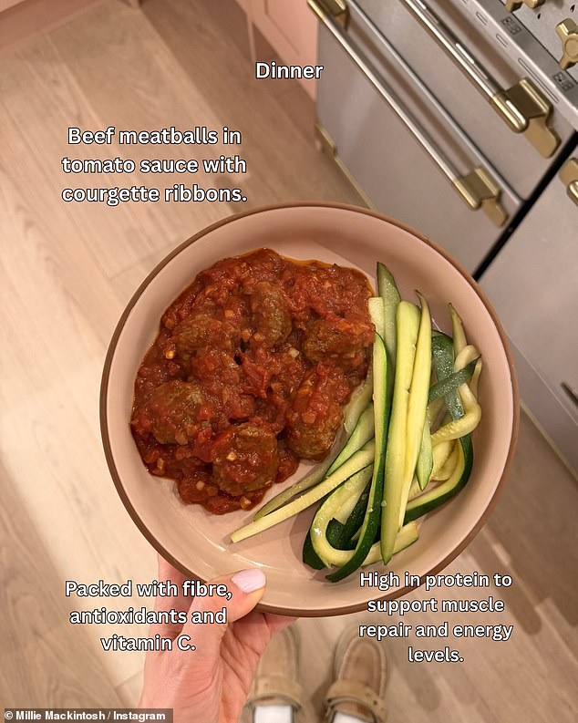 The influencer explained on Monday that she has 'cut out refined sugar' and focuses on consuming 'wholefoods'