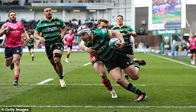 Curtis Langdon has signed a new contract at Northampton Saints, having joined them from Montpellier in 2023