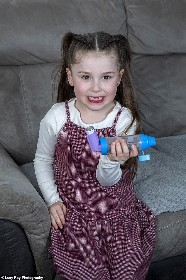 Amelia-Rose's mother say that 'her asthma is very well managed now' and she can lead a normal childhood