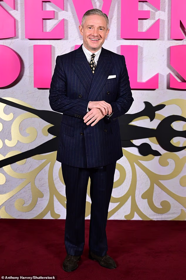 Also in attendance was Sherlock star Martin, who plays Superintendent Battle