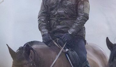 Andrew Mountbatten-Windsor still enjoys riding, pictured in the torrential rain close to Royal Lodge, but is said to spend more time watching TV or playing video games