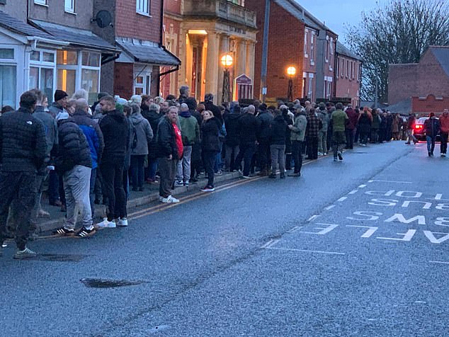 Around 500 worried locals turned up for a public meeting over plans to accommodate asylum seekers at a former sheltered housing complex in Rhosllanerchrugog, near Wrexham