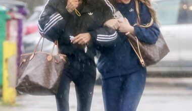 Katie Price's legs are whittled down to the bone. Pictured with her daughter Princess Andre