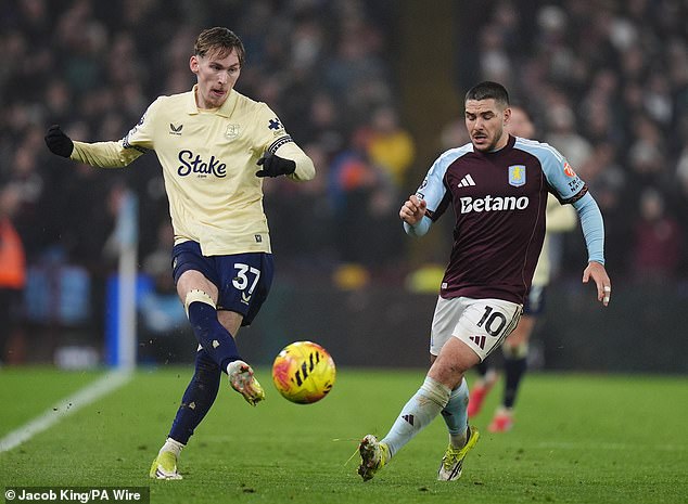 James Garner has enjoyed an impressive season so far at Everton