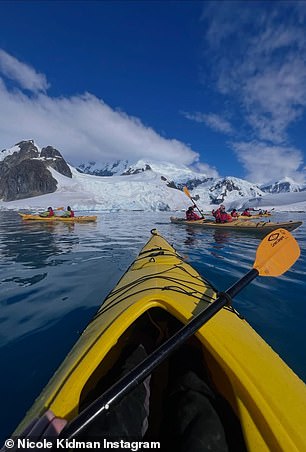 Her eye for photography shone through in images of penguins and a breathtaking kayak perspective