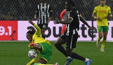 Sidiki Cherif (right) has scored four goals for Angers this season and interest is growing